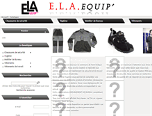 Tablet Screenshot of elaequip.com